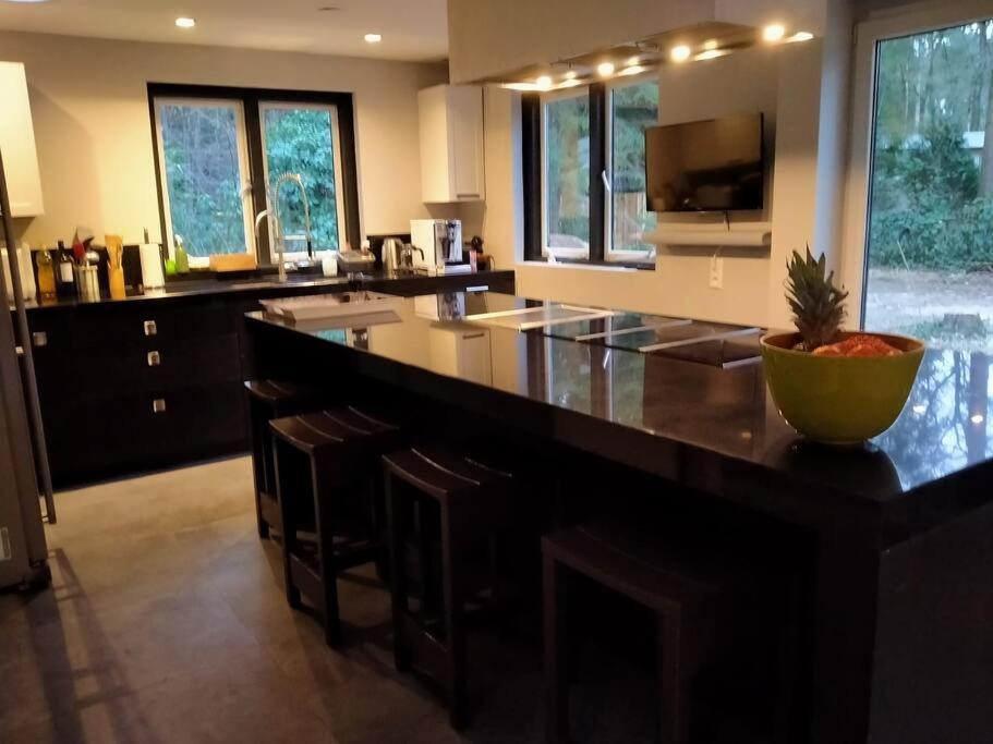 Kindvriendelijke Bungalow In Het Bos Bij Zwemmeer. Vilsteren Eksteriør bilde