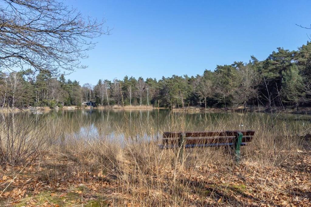 Kindvriendelijke Bungalow In Het Bos Bij Zwemmeer. Vilsteren Eksteriør bilde
